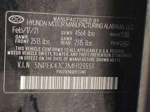 Used 2021 Hyundai Sonata N Line w/ Cargo Package FWD image 33