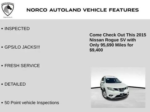Used 2015 Nissan Rogue SV w/ SV Premium Package FWD image 7