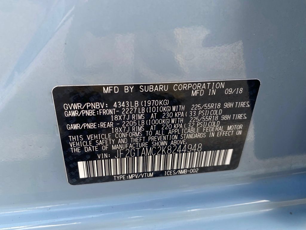 Used 2019 Subaru Crosstrek 2.0i Limited w/ Popular Package #4 AWD/4WD image 22