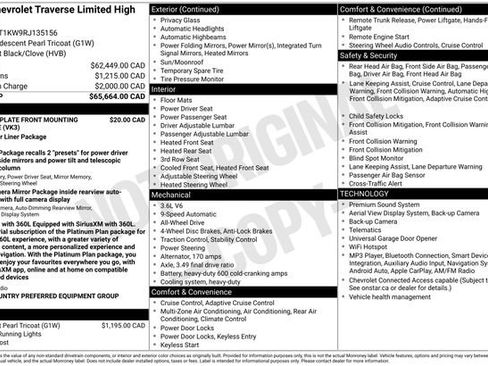 Used 2024 Chevrolet Traverse High Country AWD/4WD image 9