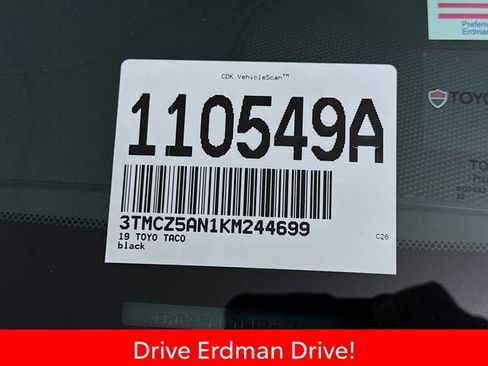Certified 2019 Toyota Tacoma TRD Sport AWD/4WD image 29