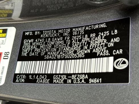 Certified 2025 Lexus ES 350 w/ Premium Package image 22