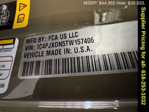 New 2026 Jeep Wrangler Sport image 26