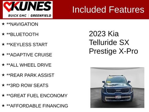 Used 2023 Kia Telluride SX Prestige X-Pro AWD/4WD image 3
