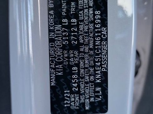 Used 2022 Kia Stinger GT1 w/ Red Interior Color Package image 28