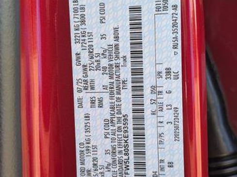 New 2025 Ford F150 Lariat w/ Equipment Group 501A Mid image 29