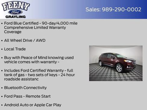 Used 2020 Ford Edge SEL w/ Convenience Package AWD/4WD image 4