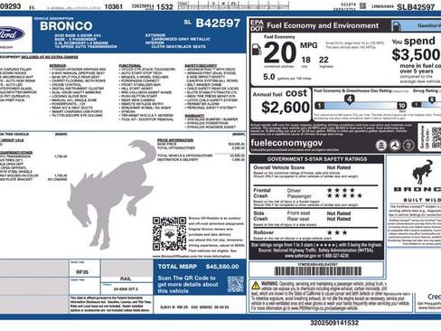 New 2025 Ford Bronco Base image 4