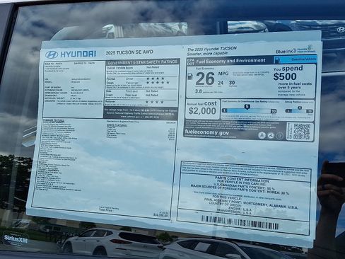 Used 2025 Hyundai Tucson SE AWD/4WD image 20
