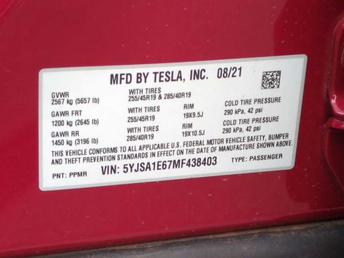 Used 2021 Tesla Model S Plaid image 33