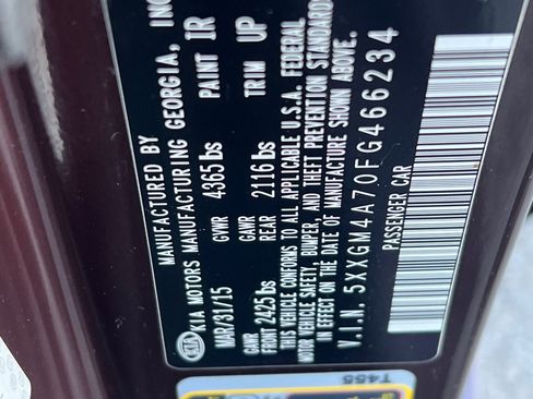 Used 2015 Kia Optima LX image 21