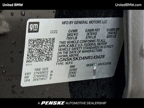 Used 2022 Chevrolet Tahoe Premier image 16