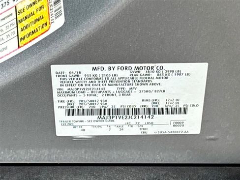 Used 2018 Ford EcoSport Titanium FWD image 29