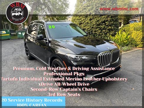 Used 2020 BMW X7 xDrive40i w/ Premium Package AWD/4WD image 1