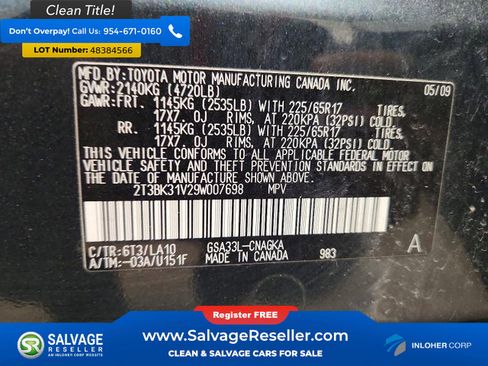 Used 2009 Toyota RAV4 Limited image 17