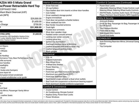 Used 2010 MAZDA MX-5 Miata Grand Touring w/ Premium Pkg image 28