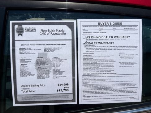 Used 2018 MAZDA MAZDA3 Grand Touring FWD image 33