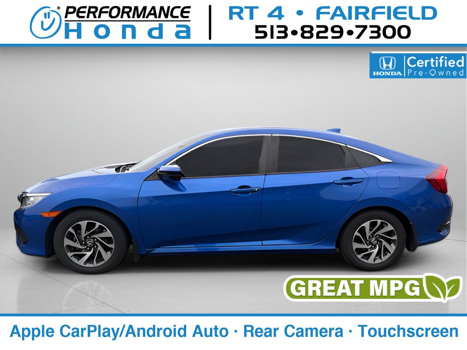 Used 2018 Honda Civic EX image 1
