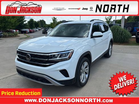 Used 2021 Volkswagen Atlas SE w/ Towing Package FWD image 1