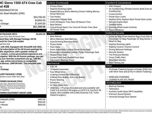 Used 2021 GMC Sierra 1500 AT4 w/ AT4 Value Package AWD/4WD image 2