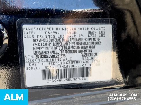 Used 2024 Nissan Versa SV w/ Trunk Package FWD image 16
