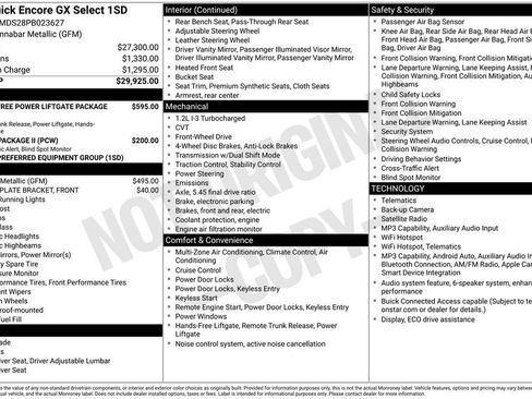 Used 2023 Buick Encore GX Select FWD image 35