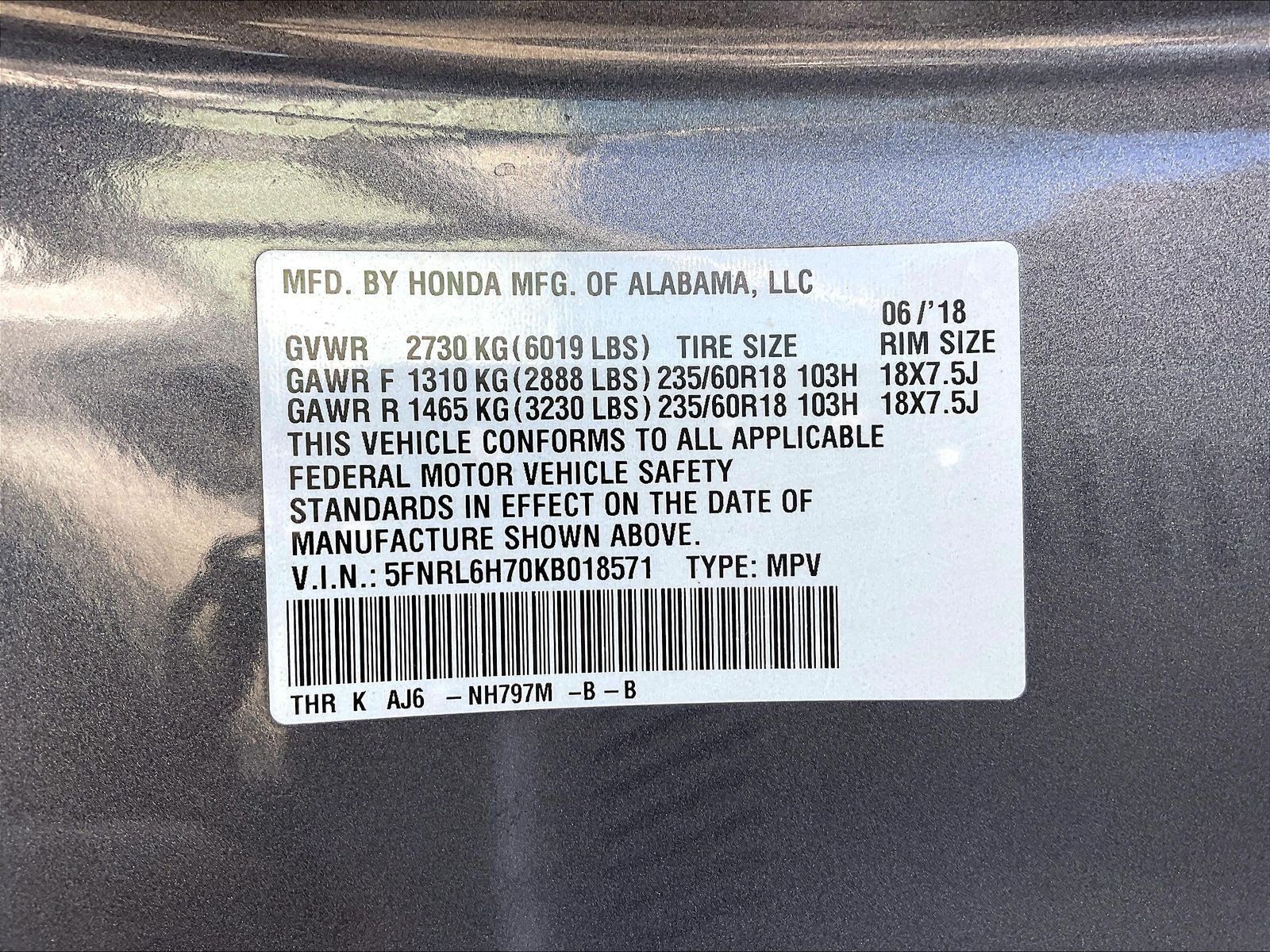 Used 2019 Honda Odyssey EX-L image 33