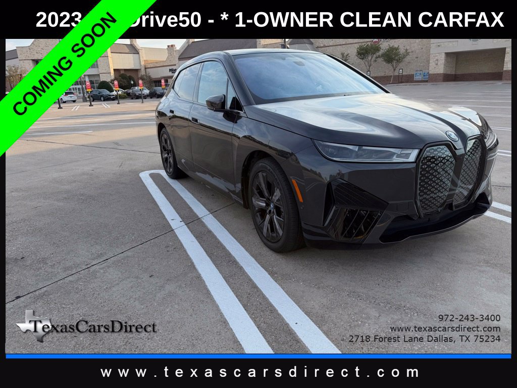 Used 2023 BMW iX xDrive50 w/ Ultimate Package 2 AWD/4WD image 1