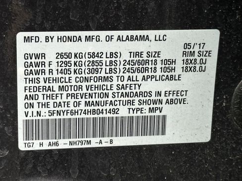 Used 2017 Honda Pilot EX-L image 15