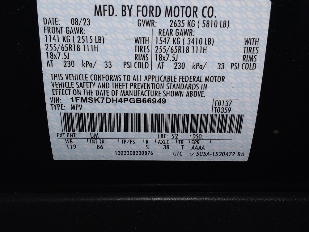 Used 2023 Ford Explorer XLT RWD image 33