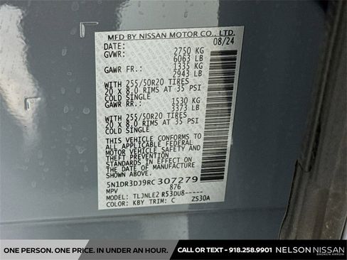 Certified 2024 Nissan Pathfinder Platinum w/ Cargo Package image 35