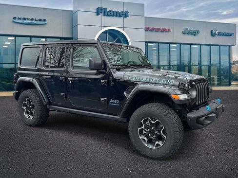 Used 2023 Jeep Wrangler Unlimited Rubicon 4xe w/ Steel Bumper Group AWD/4WD image 1