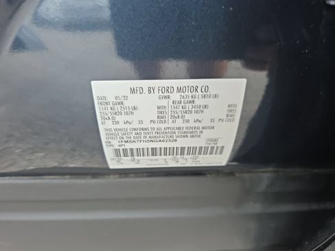 Used 2022 Ford Explorer Limited w/ Equipment Group 301A RWD image 38
