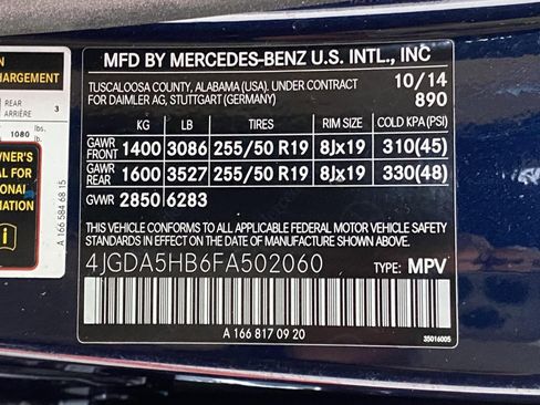 Used 2015 Mercedes-Benz ML 350 4MATIC image 33