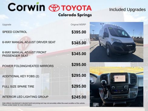 Used 2023 RAM ProMaster 2500 w/ Interior LED Lighting Group image 4