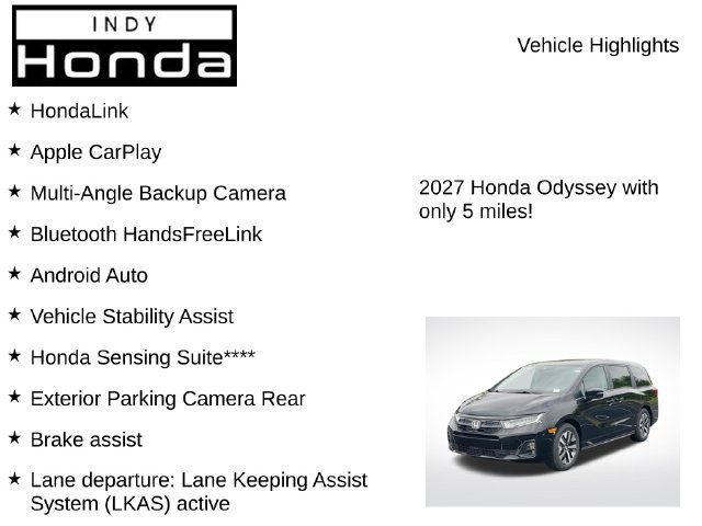 New 2027 Honda Odyssey EX-L image 7
