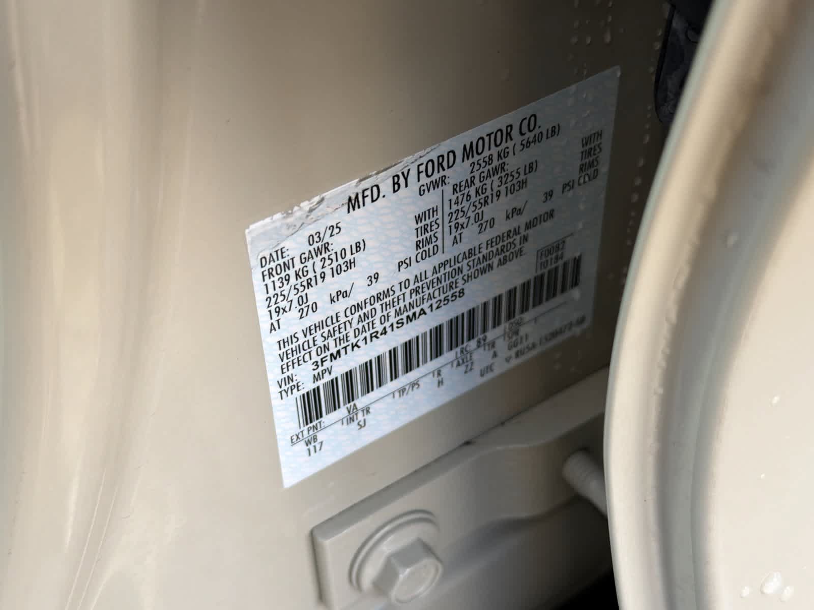 Certified 2025 Ford Mustang Mach-E Select RWD image 28