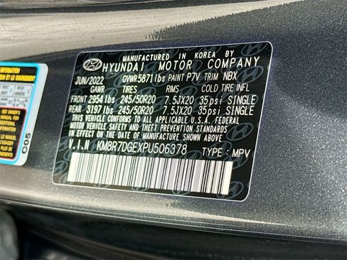 Used 2023 Hyundai Palisade Calligraphy w/ Cargo Package image 37