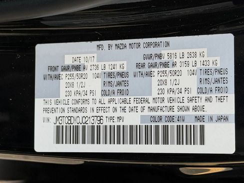 Used 2018 MAZDA CX-9 Grand Touring AWD/4WD image 36