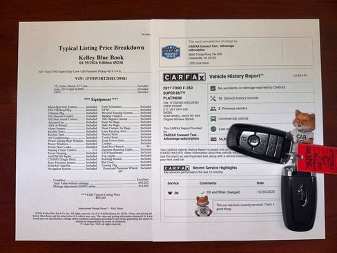 Used 2017 Ford F350 Platinum w/ Platinum Ultimate Package image 30