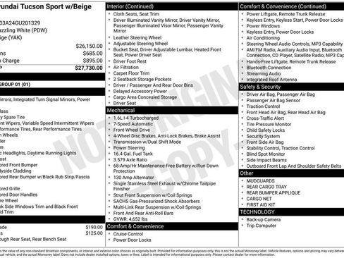 Used 2016 Hyundai Tucson Sport FWD image 2