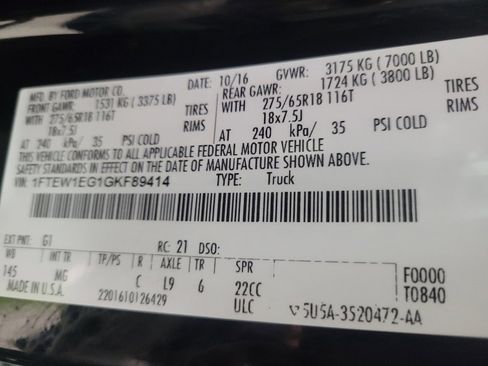 Used 2016 Ford F150 XLT w/ Equipment Group 301A Mid image 33