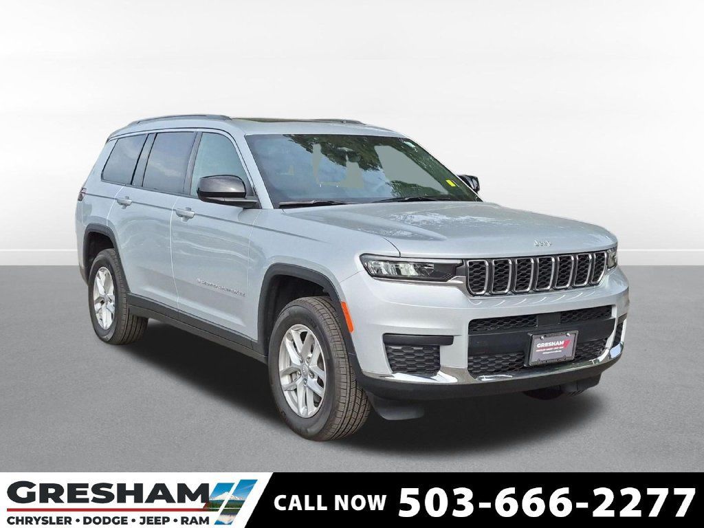 Certified 2025 Jeep Grand Cherokee L Laredo w/ Luxury Tech Group I AWD/4WD image 1