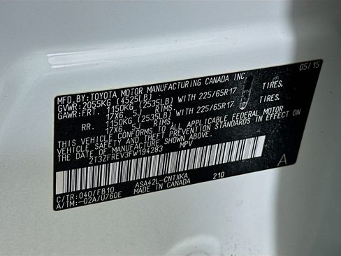 Used 2015 Toyota RAV4 LE FWD image 12