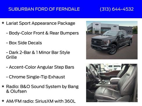 Used 2023 Ford F150 Lariat w/ Equipment Group 502A High image 17