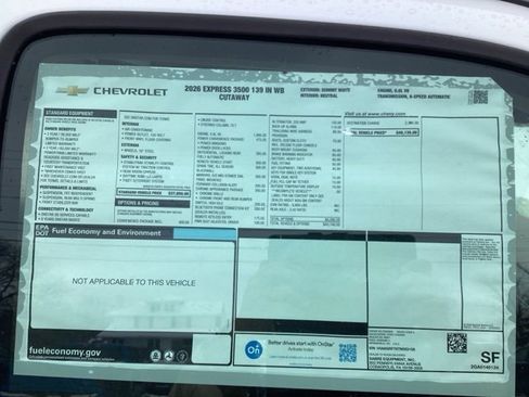 New 2026 Chevrolet Express 3500 Work Van w/ Power Convenience Package image 10