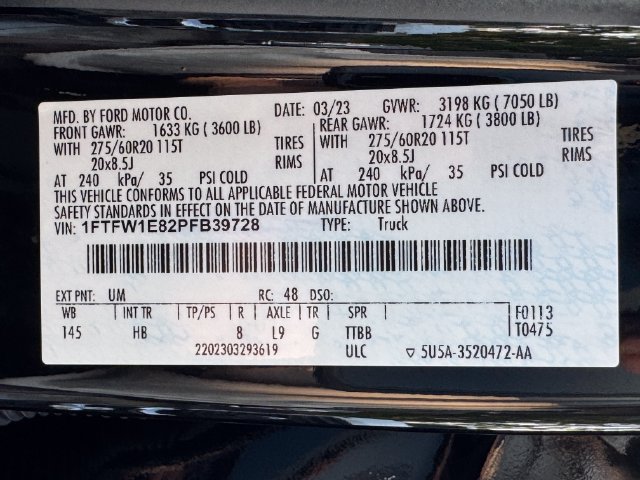 Certified 2023 Ford F150 Lariat w/ Equipment Group 502A High AWD/4WD image 33