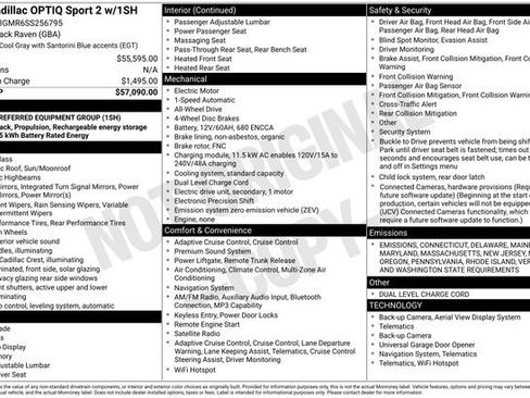 New 2025 Cadillac Optiq Sport 2 image 27