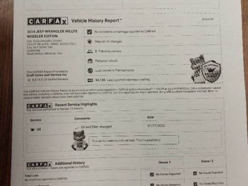 Used 2014 Jeep Wrangler Sport image 3
