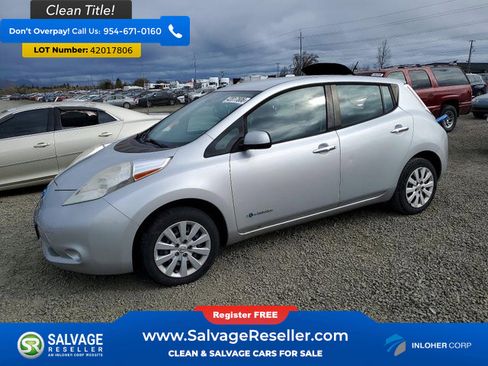 Used 2015 Nissan Leaf S w/ Charge Package FWD image 1